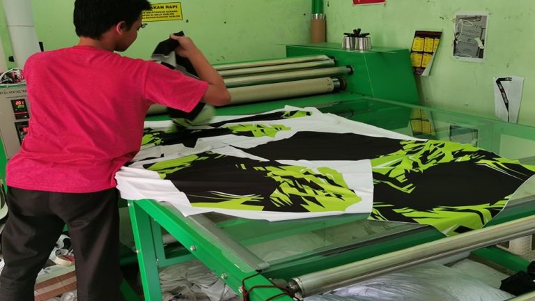 proses produksi bikin jersey printing full sublim