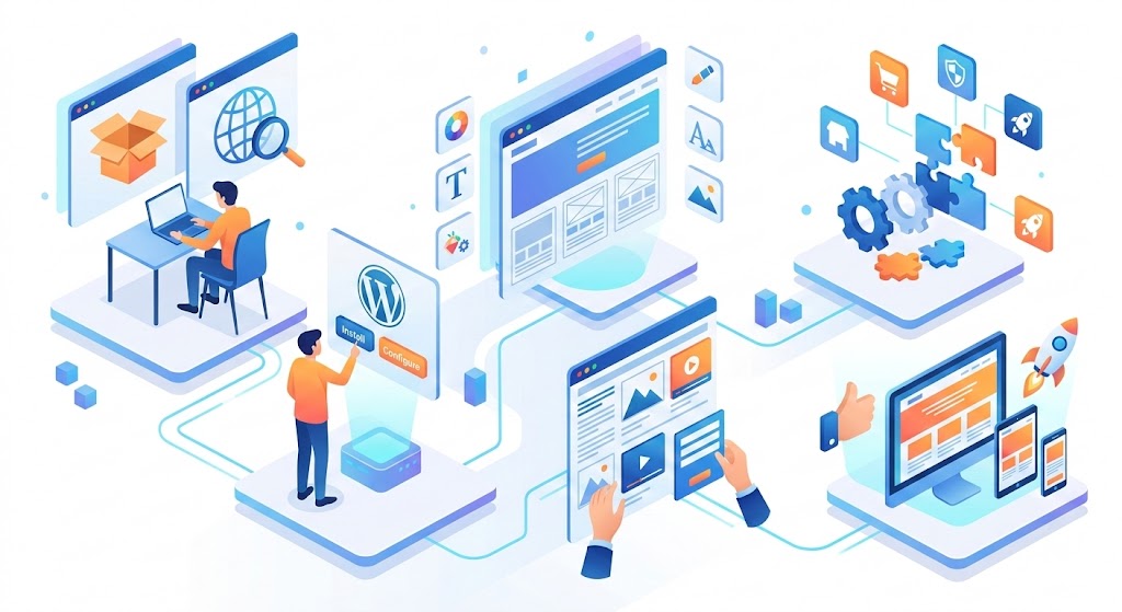 cara membuat website wordpress